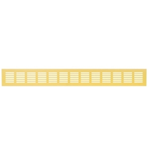 Вентиляционная решетка Благовест 60x400, золото